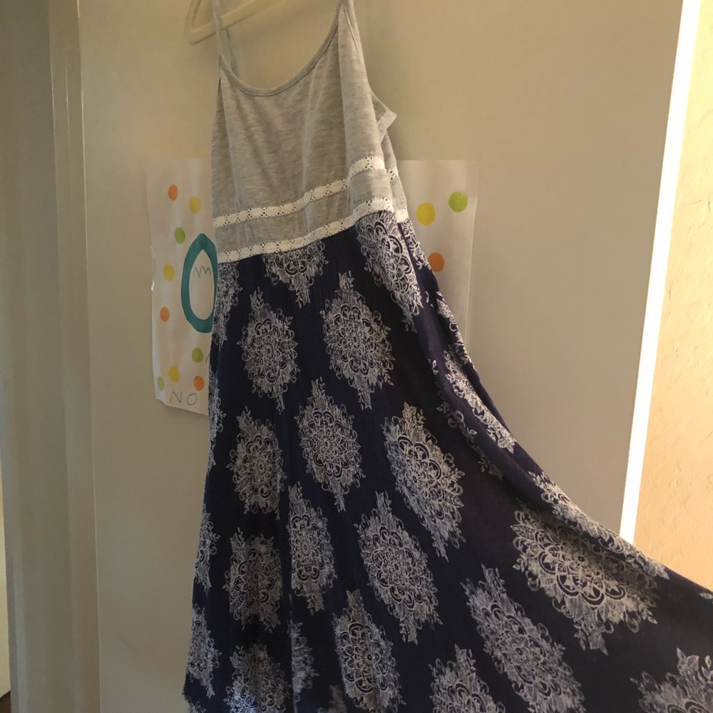 Girls Tucker & Tate mixed material sun dress